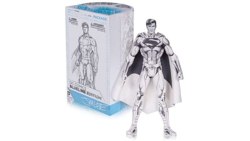 Sketched Superhero Figurines
