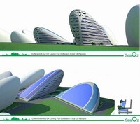 Frisbee-Inspired Eco Housing Image 2