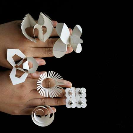 Pop-Out Paper Jewelry