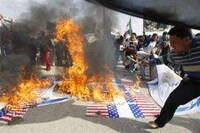 Political Footwear Throwing Image 3