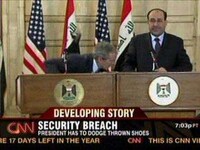Political Footwear Throwing Image 4