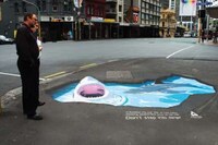 3D Street Art for Pedestrian Safety Image 3