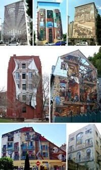 3-D Art Transforms Buildings-Graffiti and Sidewalk art Image 2