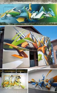 3-D Art Transforms Buildings-Graffiti and Sidewalk art Image 7