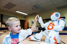 Language-Teaching Robots