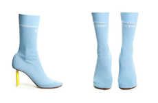 Lighter-Heeled Sock Ankle Boots