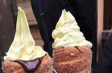 Donut Ice Cream Cones