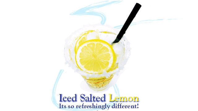 Salted Lemon Beverages