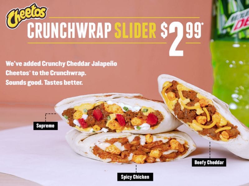 Snack Food-Stuffed Wraps