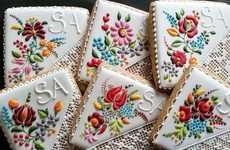 Embroidered Cookie Designs