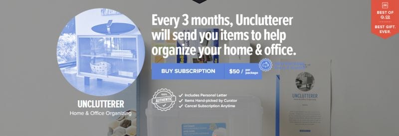 Home Organization Subscription Services