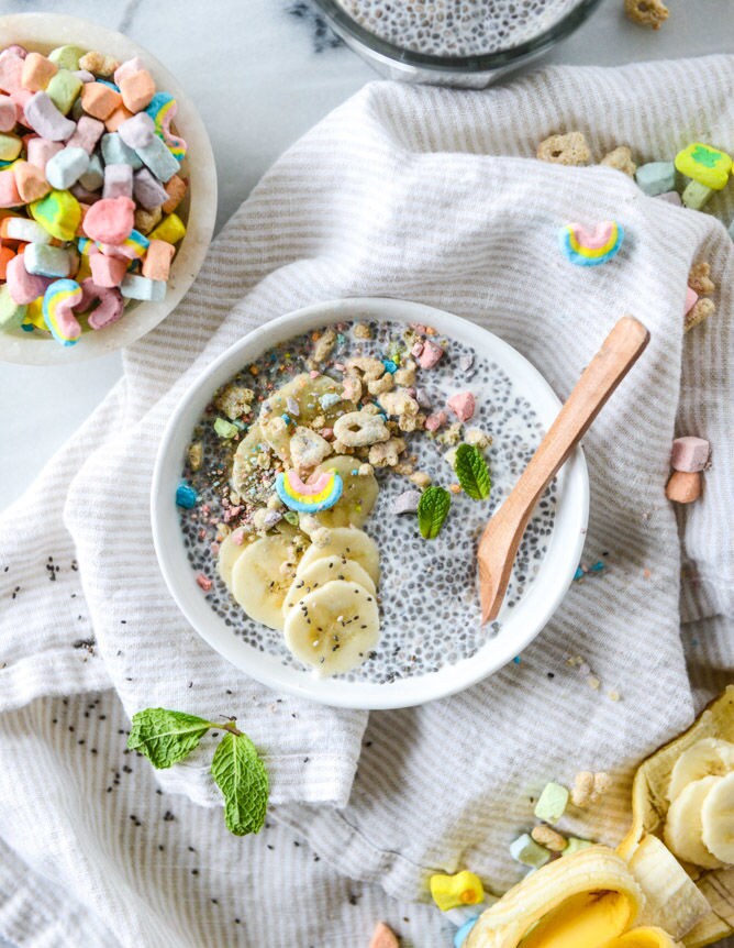 Superfood Marshmallow Cereal Puddings