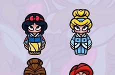 Asian-Themed Princess Art