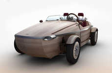 Conceptual Wooden Vehicles