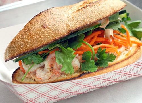 Coconut Shrimp Sandwiches