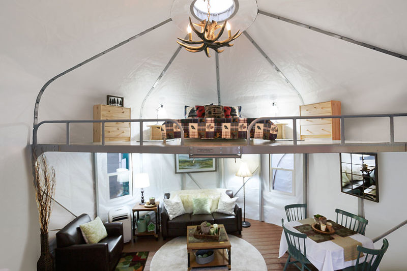 Comfortable Glamping Yurts