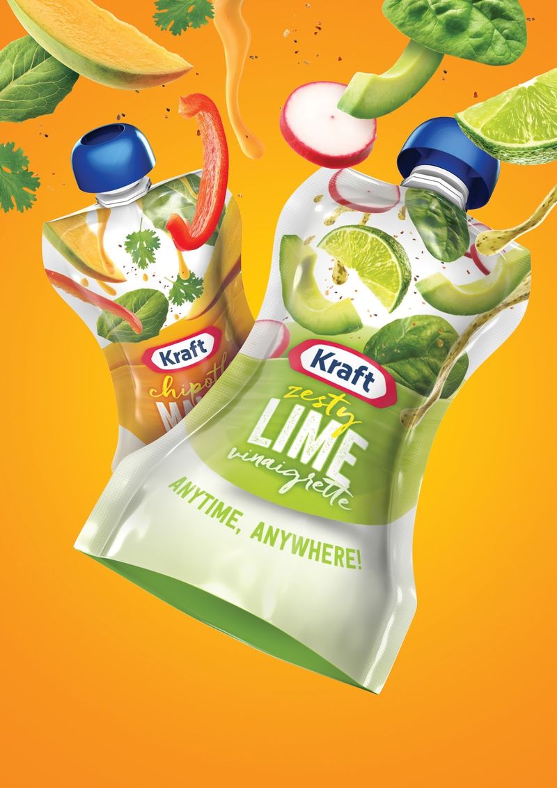 Salad Dressing Pouch Packaging