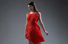 4D-Printed Nylon Dresses