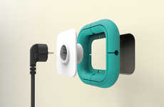 Cord-Organizing Outlet Covers