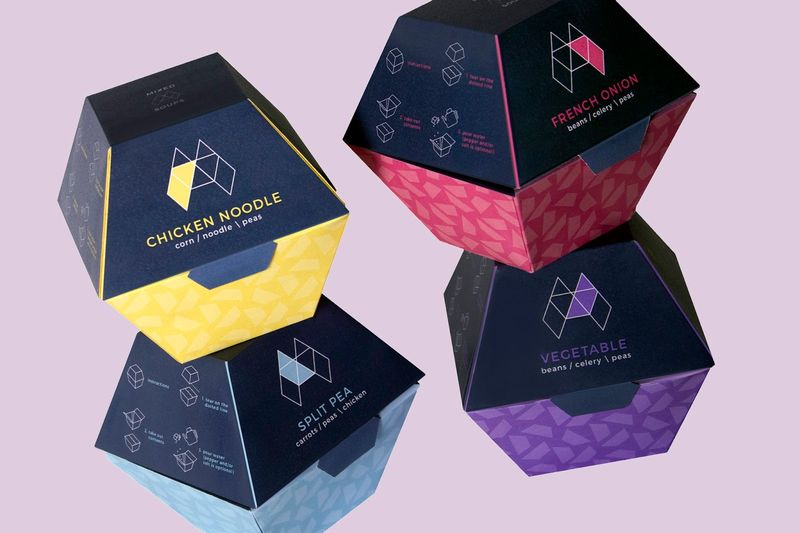 Geometrical Boxed Soups