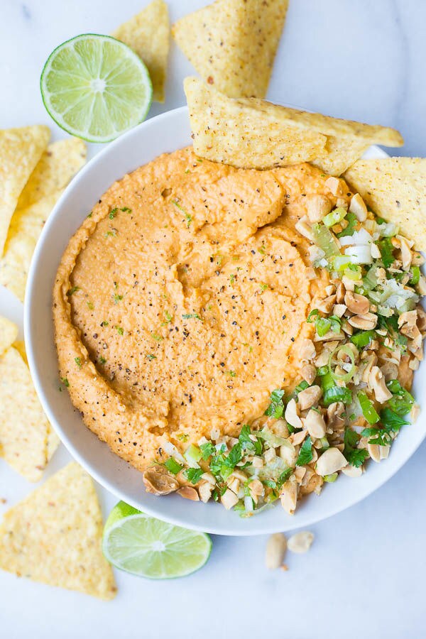 Peanutty Homemade Hummus