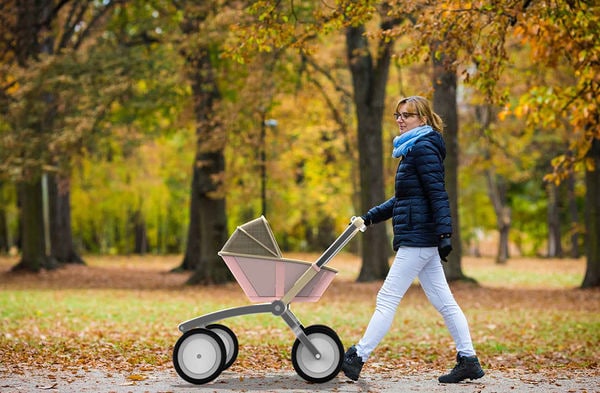 longboard baby stroller