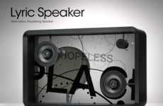 Lyric-Displaying Speakers