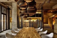 Textured Cafe Interiors Image 6
