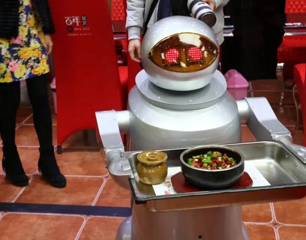 Robotic Fast Food Servers