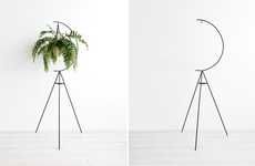 Moon-Inspired Greenery Stands