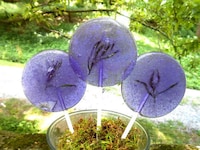 Edible Flower Lollipops Image 5