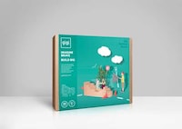 Cardboard Building Block Branding Image 2
