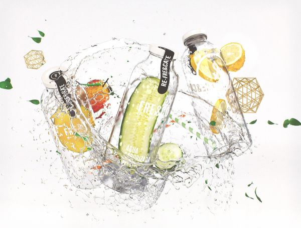 Healthy Flavored Water Bottles