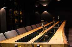 Tree Trunk-Based Bars
