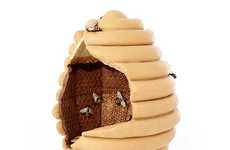 Beehive-Inspired Easter Eggs