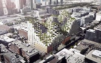 Pixelated Residential Buildings Image 7
