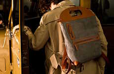 Adaptable Canvas Knapsacks
