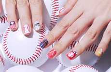 Ballpark-Themed Nail Stickers