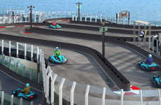 Racetrack-Topped Cruise Ships