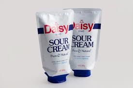 Squeezable Sour Cream Tubes