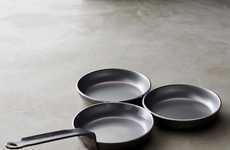 Food-Separating Frying Pans