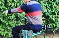 Dual-Purpose Gardening Chairs