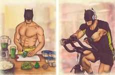 Superhero Lifestyle Illustrations