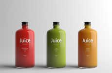 Minimalist Juice Branding