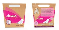 Discreet Sanitary Napkin Packaging Image 4