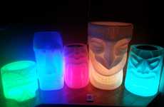 Tropical LED Planters