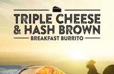 Hash Brown-Stuffed Burritos