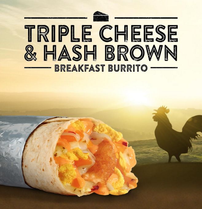Hash Brown-Stuffed Burritos