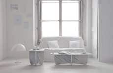Puzzle-Like Marble Furniture
