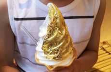 Gilded Ice Cream Cones